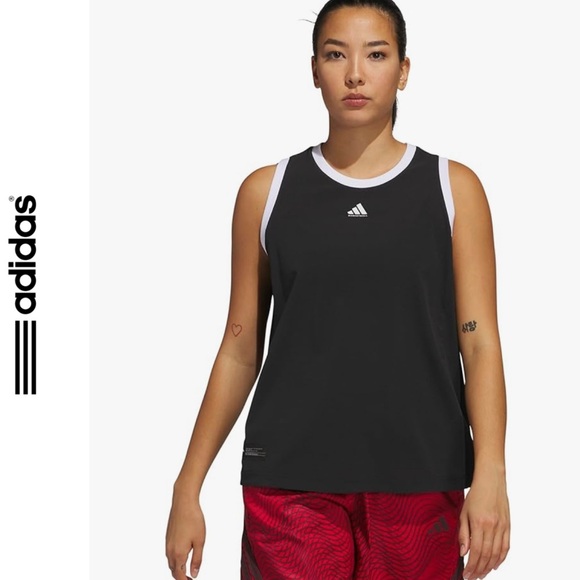 Adidas Women's black and white Tank Top size small - Picture 1 of 6